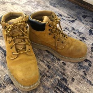 Brahma work boots for sale- size 8.5 men (worn 1 time)